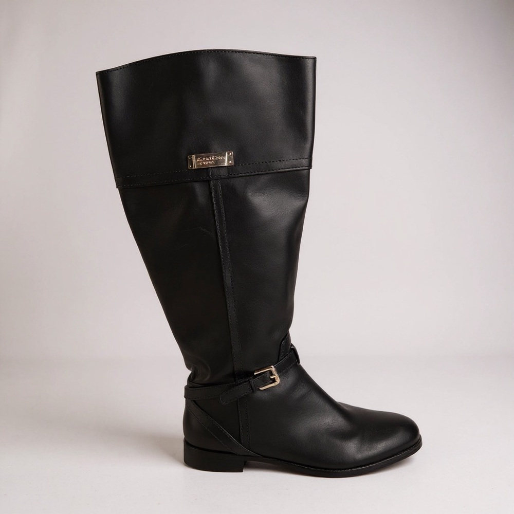 Coach Micha Black Leather Riding Boot, size 8.5 - Picture 2 of 10